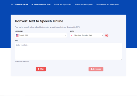 Text to Speech Online Free