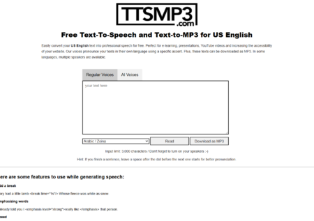 Free Text-To-Speech