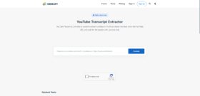 YouTube Transcript Extractor