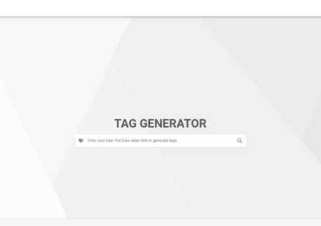 Youtube Tag Generator