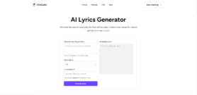 AI Lyrics Generator