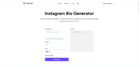 Instagram Bio Generator