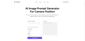 AI Image Prompt Generator For Camera Position